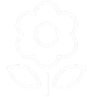 white flower icon
